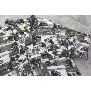 Panama Jack‎ Mens Motorcycle Club Hawaii Short Sleeve Button Up Shirt XXL